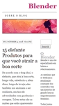 Mobile Screenshot of blender.pro.br