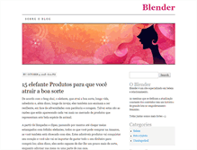 Tablet Screenshot of blender.pro.br