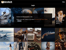 Tablet Screenshot of blender.it