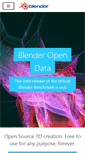 Mobile Screenshot of blender.org
